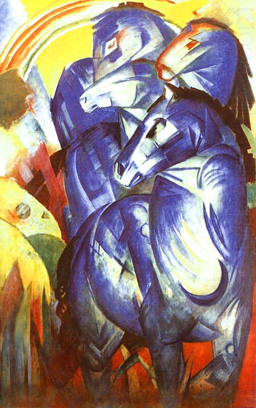 Franz Marc The Tower of Blue Horses china oil painting image